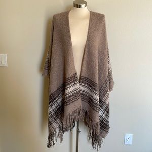 Tan/Light Brown Cape/Shawl (One Size)